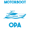 Motorboot Opa Großvater Geschenk