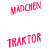 Echte Mädchen Fahren Traktor schönes Trecker Landw