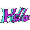 Graffiti style Hello!