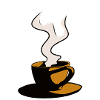 Kaffeetasse orange