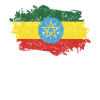 Drapeau éthiopien Grunge Drapeau éthiopien