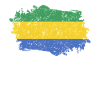Gabon Drapeau Grunge Gabon Drapeau