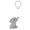 Doux bébé éléphant