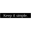 Keep it simple collection
