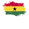 Ghana Flag Grunge Ghana Flag