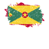 Grenada Flag Grunge Grenada Flag