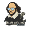 Drôle William Shakespeare Citation Design