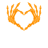 Heart Skeleton Halloween