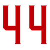 Symbole numérique 44