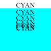 CMYK Cyan