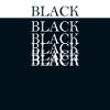 CMYK Black Schwarz
