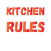 Ma cuisine, mes règles