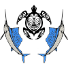 tribal turtle and swordfish