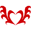 Heart with wings