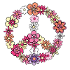 Flower Power Peace Sign