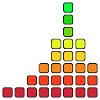 Traffic Light gradient - Fibonacci