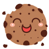 Happy kawaii cookie