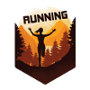 Marathon, trail running runner