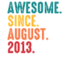 August 2013 - Birthday in August