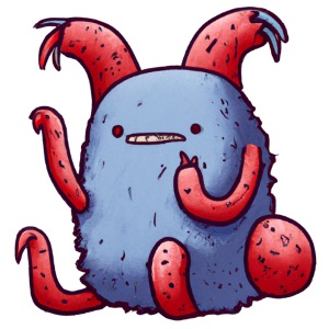 flauschiges, süßes, molliges Monster - DALL E