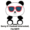 Not interested Panda