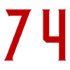 Symbole numérique 74