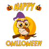 Owloween Happy Owl Halloween