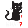 Chat tueur Halloween