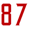 87 Number Symbol