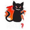 Chat tueur Halloween