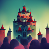 Cartoon Castle schloss