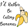 Eating Bananas Delicious Tropical Fruits