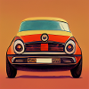 Retro Cartoon Car