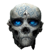 Skullhead with Blue Eyes