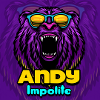 Impolite big bear Andy