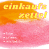einkaufszettel