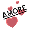 Amore with heart