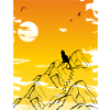 Cat in the mountains