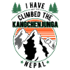 Wanderer - Kletterer Wanderwanderung Kangchenjunga