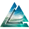 Breaking Wave Geometric Surfer Design