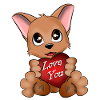 Le chiot t'aime