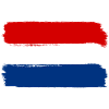 Holland flag used look