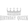 Quote Birthday Queen Logo