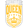 Mama Birthday Queen Logo