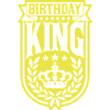 Birthday King Party Logo