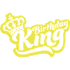 Logo Quote Birthday King