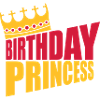 Birthday Princess Party Logo