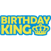 Birthday King Party Logo