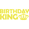 Birthday King Party Logo