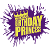 Farbklecks Birthday Princess Krone